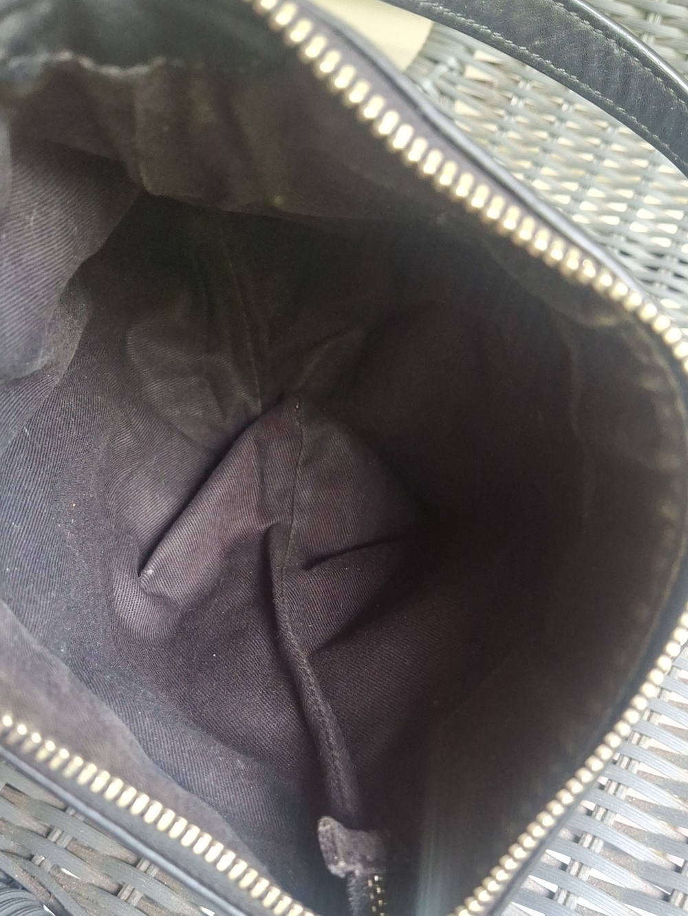 Coach Black Leather Crossbody with Front Zip Pocket - Picture 6 of 8
